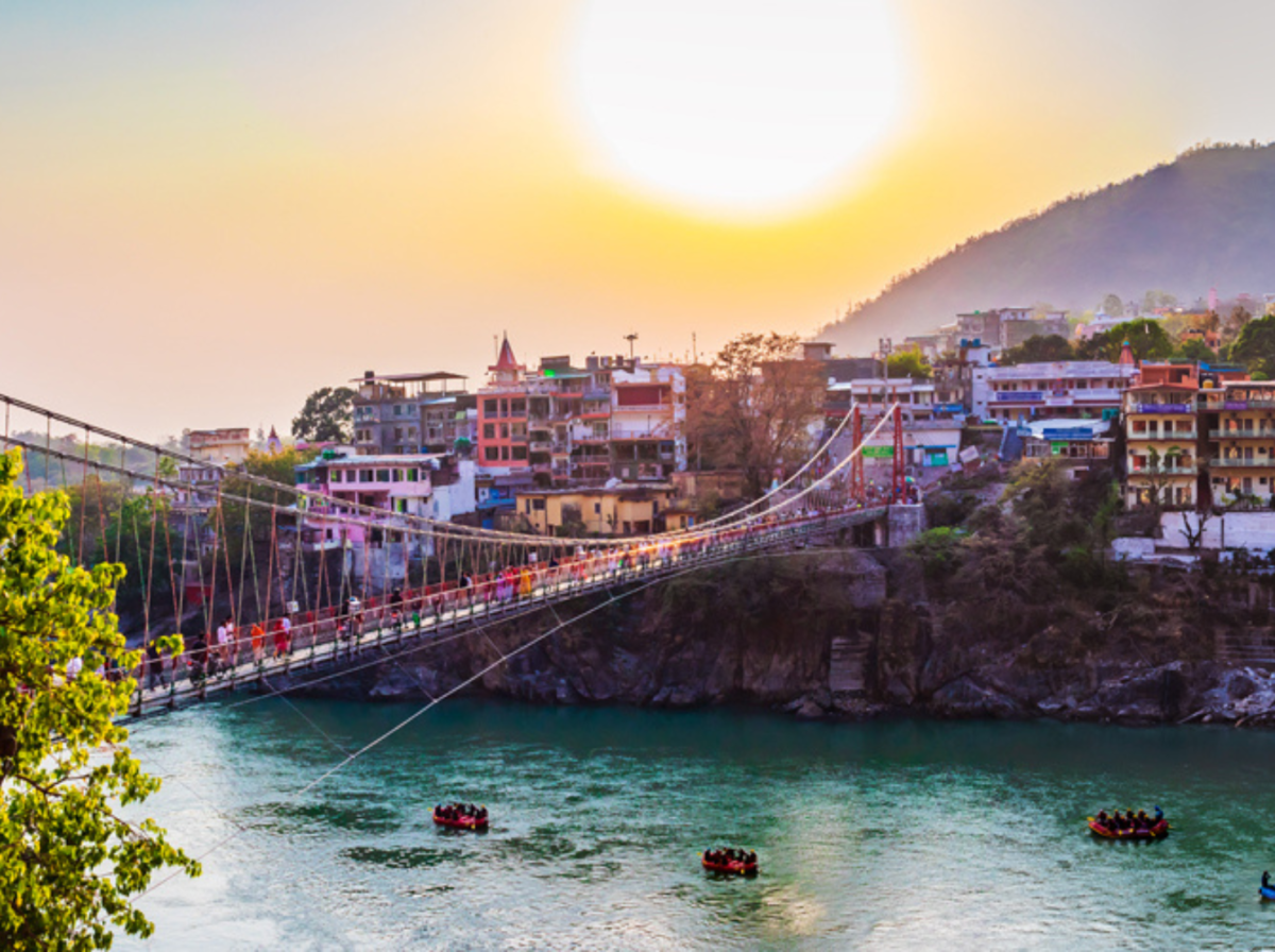 Rishikesh Holi Parties celebration at Laxman Jhula